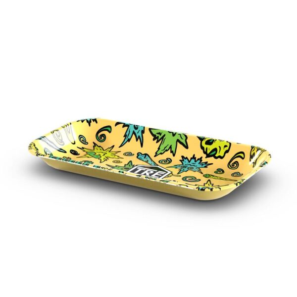 Metal Rolling Tray – Yellow - Image 7